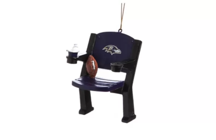 Simply Christmas Baltimore Ravens Stadium Chair* Baltimore Ravens