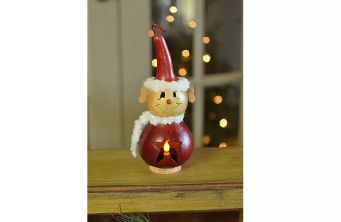 Simply Christmas Bernard Mini- Red* Painted Gourds