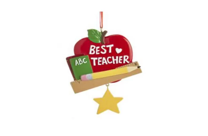 Simply Christmas Best Teacher'S Apple* Occupations