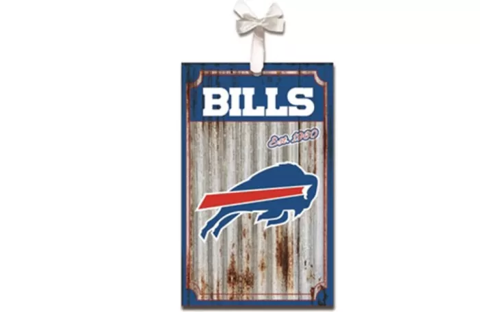 Simply Christmas Buffalo Bills Metal Corrugate* Buffalo Bills