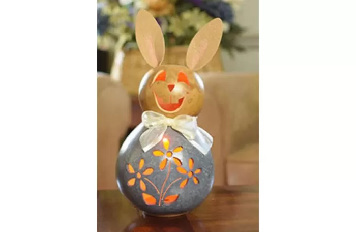 Simply Christmas Carter Bunny* Painted Gourds