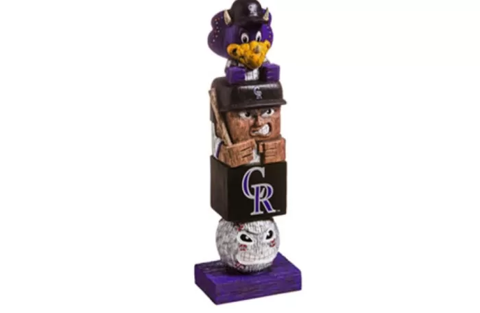 Simply Christmas Colorado Rockies Tiki Totem* Mlb Sports Memorabilia