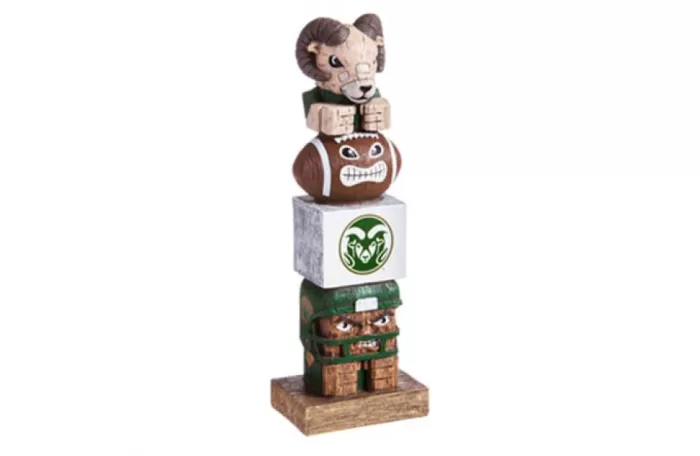 Simply Christmas Colorado State University Tiki Totem* Collegiate Sports Memorabilia
