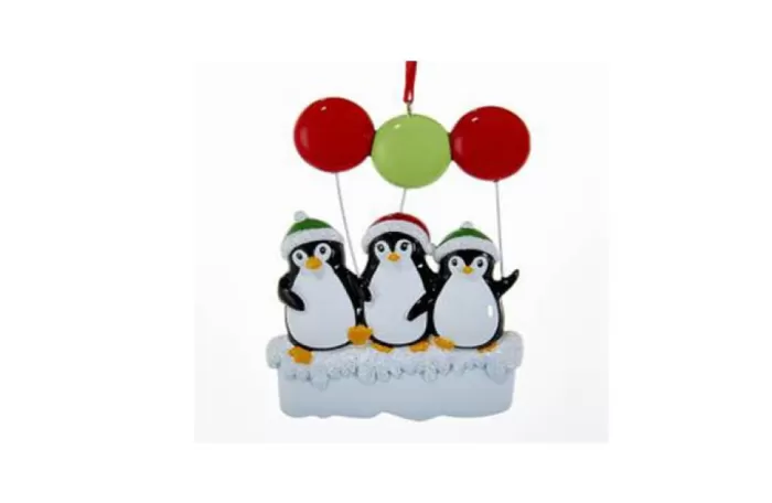 Simply Christmas Family Of 3 Penguins On Ice* Family Of Three