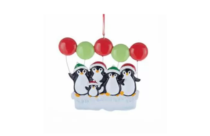 Simply Christmas Family Of 5 Penguins On Ice* Family Of Five