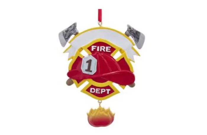 Simply Christmas Fire Department With Flame* Occupations