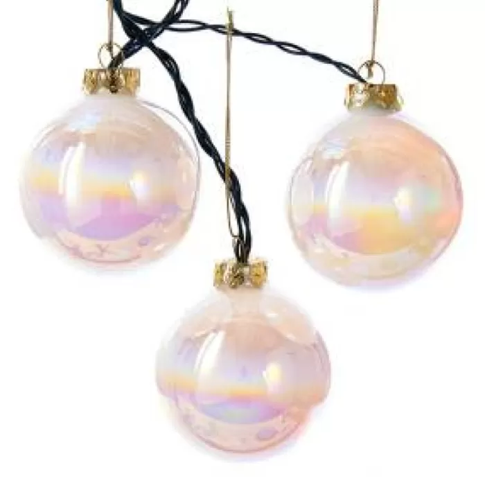 Simply Christmas Glass Ball Ornament Color-Changing Led Light Set* Lights