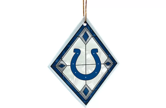 Simply Christmas Indianapolis Colts Glass Diamond* Indianapolis Colts