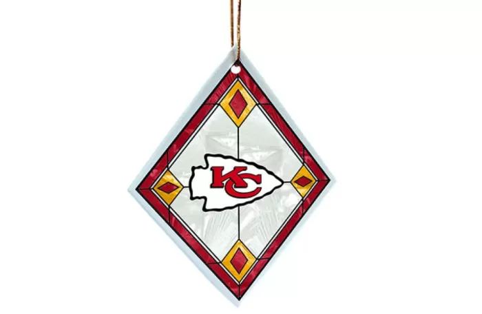 Simply Christmas Kansas City Chiefs Glass Diamond* Kansas City Chiefs