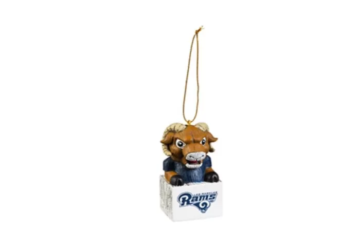 Simply Christmas Los Angeles Rams Mini Tiki Ornament* Los Angeles Rams