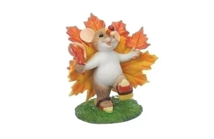 Simply Christmas Maple Leaf Mouse* Charming Tails