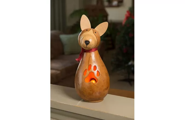 Simply Christmas Max The Dog* Painted Gourds