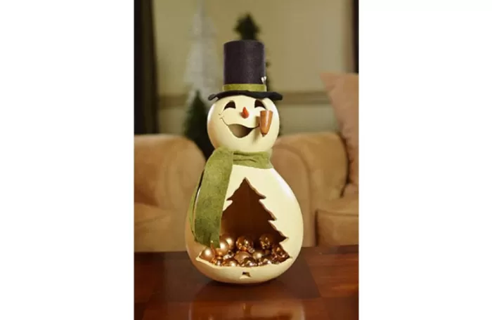 Simply Christmas Meadowbrooke Candy Dish* Painted Gourds