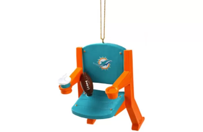 Simply Christmas Miami Dolphins Stadium Chair* Miami Dolphins