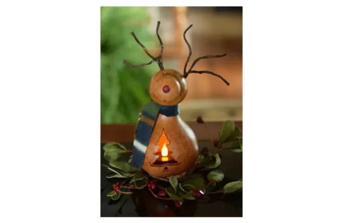 Simply Christmas Mini Dash* Painted Gourds