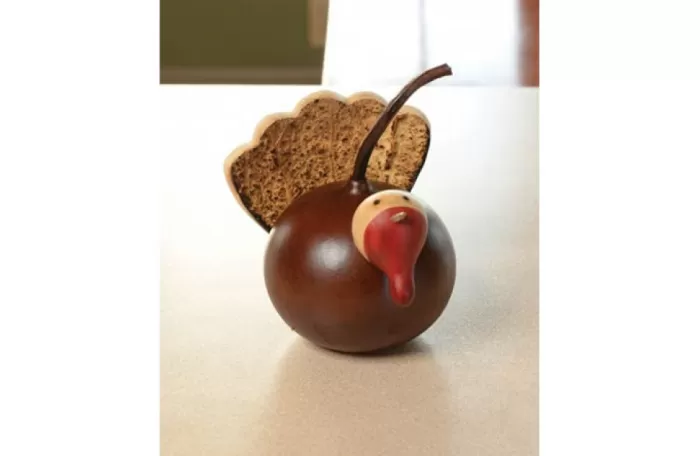 Simply Christmas Mini Trent The Turkey* Painted Gourds