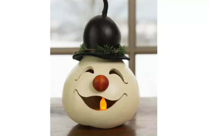 Simply Christmas Mini Walter* Painted Gourds