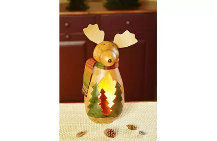 Simply Christmas Montana The Moose* Painted Gourds