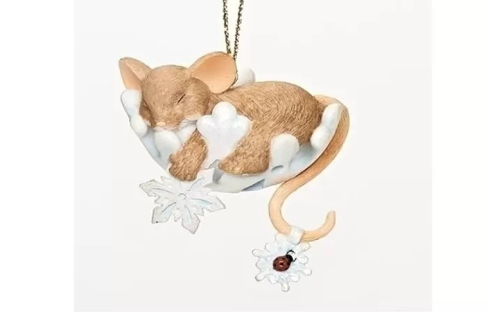 Simply Christmas Mouse On Snowflake* Charming Tails