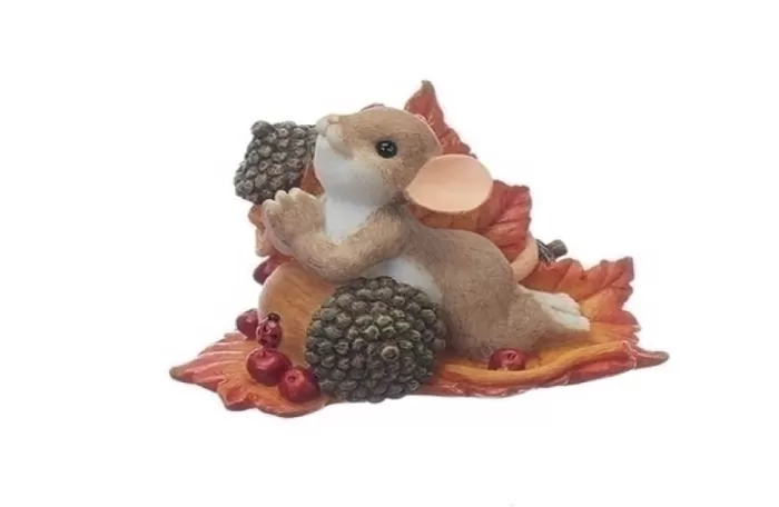 Simply Christmas Praying For Fall Mouse* Charming Tails