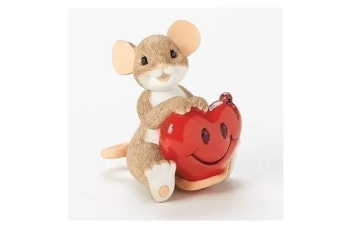 Simply Christmas Smiling Heart Mouse* Charming Tails