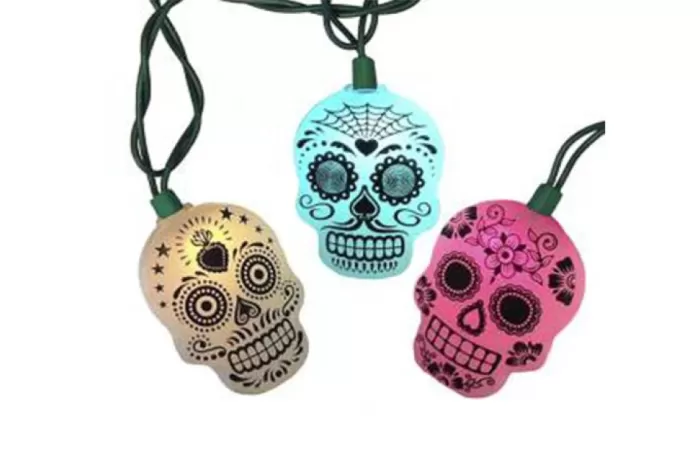 Simply Christmas Sugar Skull Light Set* Lights