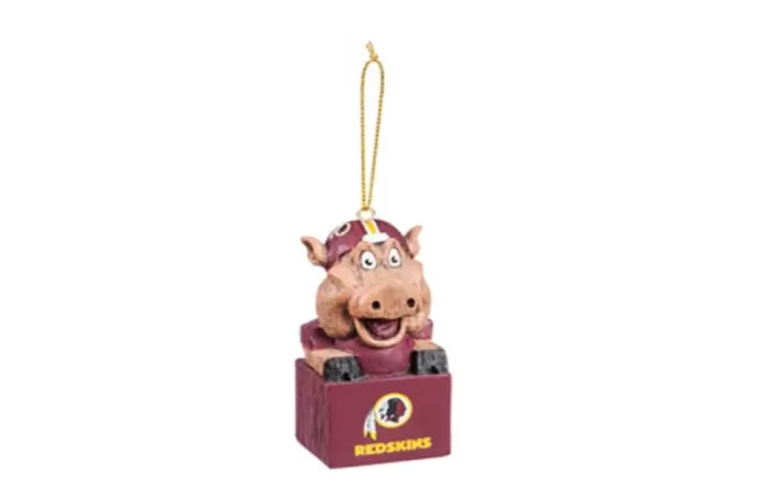 Simply Christmas Washington Redskins Mini Tiki Ornament* Washington Redskins